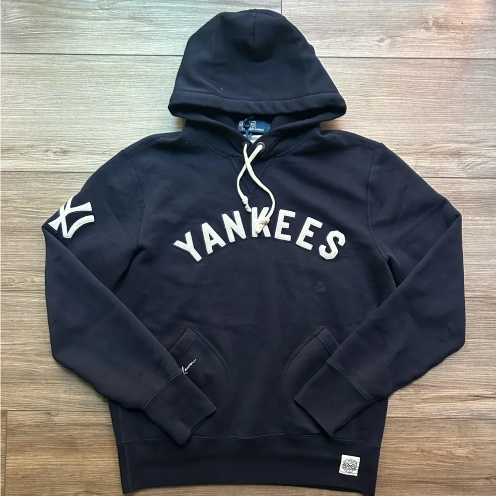 Polo Ralph Lauren | New York Yankees Hoodie in Navy Blue - Picture 6 of 10